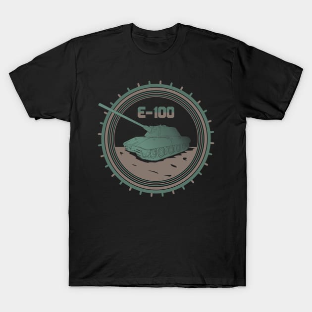 German E-100 tank T-Shirt by FAawRay